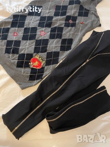 Клин/Панталон с ципове xs/s, снимка 2 - Клинове - 53275022