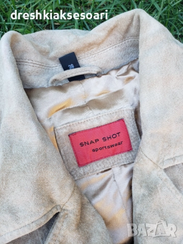 Snap shot оригинално палто естествена кожа, снимка 2 - Палта, манта - 51528097