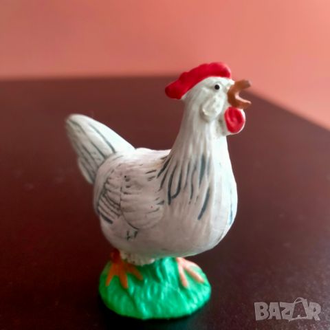 Колекционерска фигурка Schleich Rooster Chicken 1983 13014, 13011, 13018, снимка 12 - Колекции - 45933163