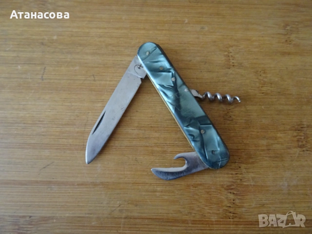 Джобно ножче с 3 инструмента сиво