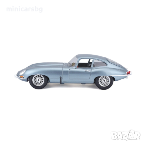 1:18 Метални колички: Jaguar "E" Coupe (1961) - Bburago, снимка 3 - Колекции - 44943163