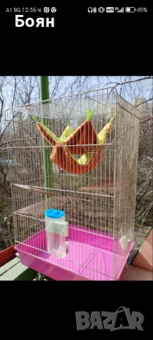 Клетка за птиче или гризач, снимка 3 - За птици - 53673421