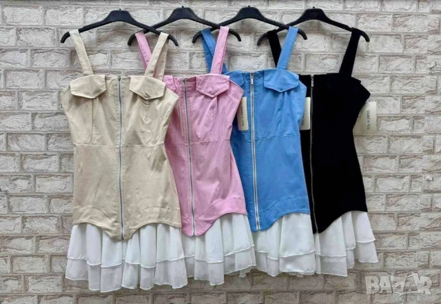 къси рокли с цип , снимка 4 - Рокли - 50876659