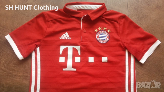 Adidas FC BAYERN MUNCHEN Kids Football T-Shirt Размер 9-10 г / 140 см детска футболна тениска 35-67, снимка 6 - Детски тениски и потници - 53213690