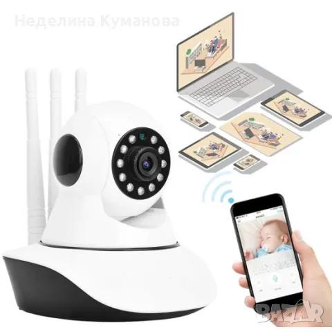 🧨 Y29-8 Безжична IP камера, снимка 3 - IP камери - 36315595