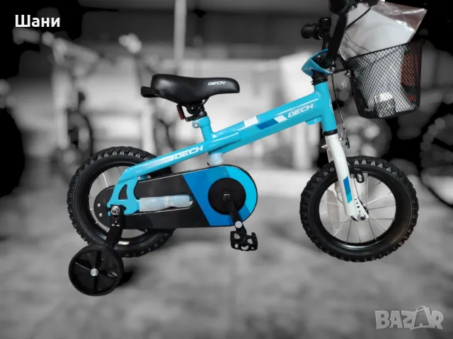 Детски велосипед Dech, 12”, помощни колела, снимка 9 - Детски велосипеди, триколки и коли - 49637113