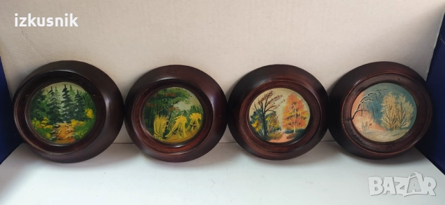 Цикъл картини на дърво – 4 сезона