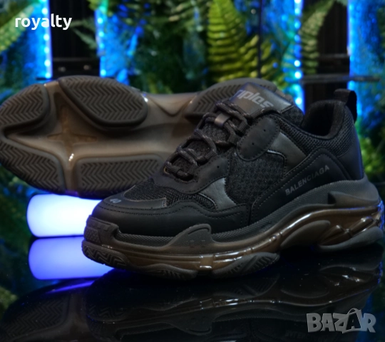 Мъжки Маратонки Balenciaga Цвят- Черно и Кафяво, снимка 2 - Маратонки - 51631710