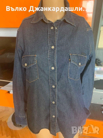 Риза деним Calvin Klein Jeans, размер М, снимка 10 - Ризи - 53768571