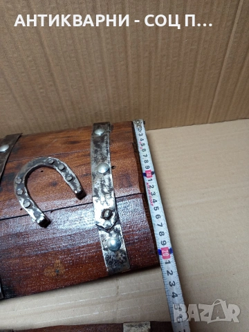 Комплект Стари Ръчно Изработени Стенни Лампи От Старо Дъбово Буре. Номер 611., снимка 14 - Антикварни и старинни предмети - 53224391