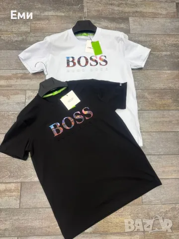 Мъжки луксозни тениски HUGO BOSS Dsquared2 Burberry Moschino Nike , снимка 18 - Тениски - 50158565
