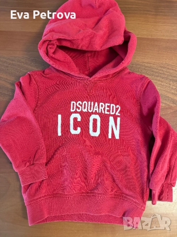Dsquared2 Icon детски суичър блуза 3-4г., снимка 2 - Детски Блузи и туники - 52872895