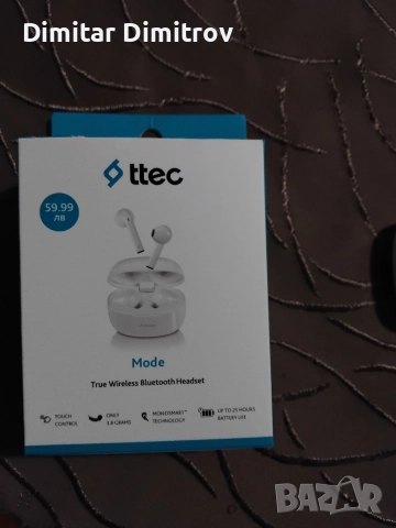 Безжични слушалки ttec