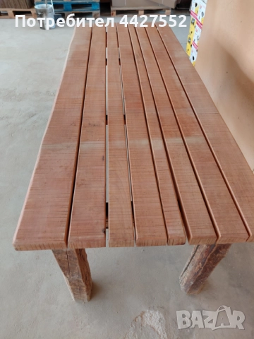 Маса трапезна старинен стил, снимка 2 - Маси - 52249078