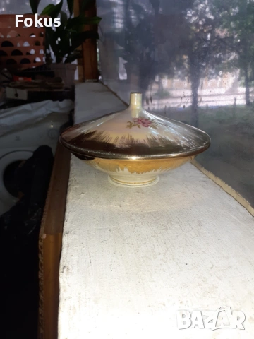 Красива бонбониера с позлата порцелан Розентал Rozenthal