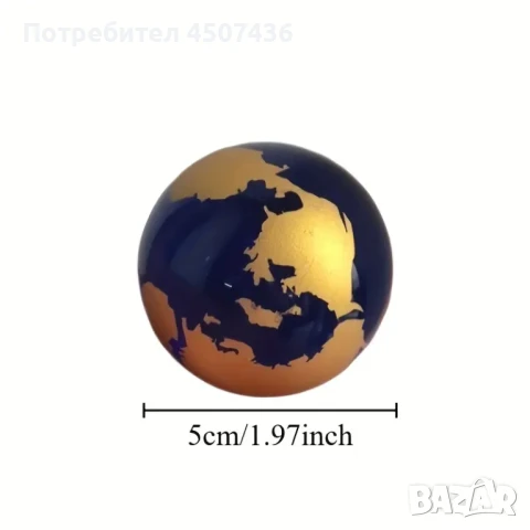 Кристален глобус Земя-глобус Земна сфера със стойка,Астрономически орнамент, снимка 11 - Декорация за дома - 51075693