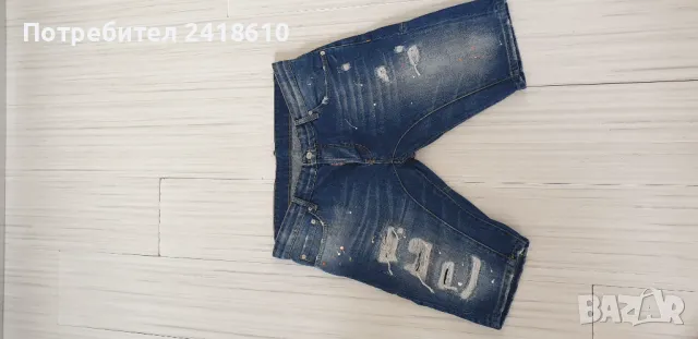 Dsquared2 Italy Short Jeans Mens Size 48 - 33 ОРИГИНАЛ! Мъжки Къси Дънкови Панталони!, снимка 14 - Къси панталони - 49497298