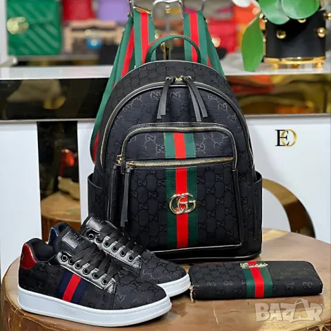 дамски маратонки, раница и портмоне gucci tommy hilfiger fendi , снимка 1 - Маратонки - 46859700