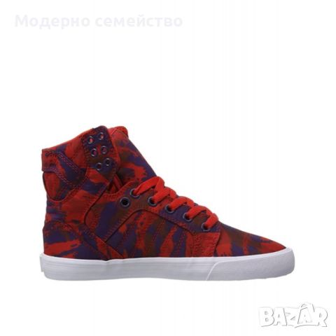 Дамски спортни обувки supra wmns skytop red, снимка 1 - Маратонки - 46675904