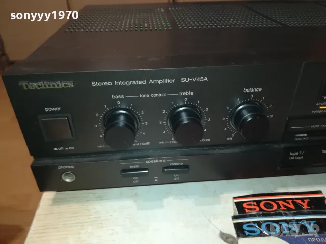 technics su-v45a stereo amplifier-made in japan-внос swiss 2505250829, снимка 5 - Ресийвъри, усилватели, смесителни пултове - 50416968