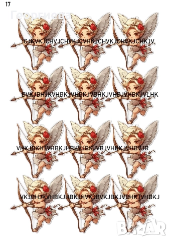 Принтове за торти, бисквитки за баба Марта, Свети Валентин и други върху фонданова и вафлена хартия, снимка 17 - Други - 46814767