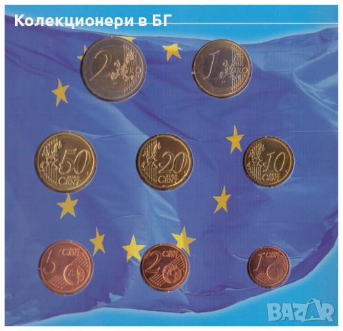 БАНКОВ СЕТ АВСТРИЙСКИ ЕВРОМОНЕТИ 2002 ГОДИНА, снимка 5 - Нумизматика и бонистика - 52813973