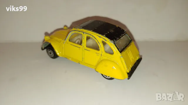 Метална количка Citroen 2CV MC Toy - Мащаб 1:60, снимка 2 - Колекции - 49165301