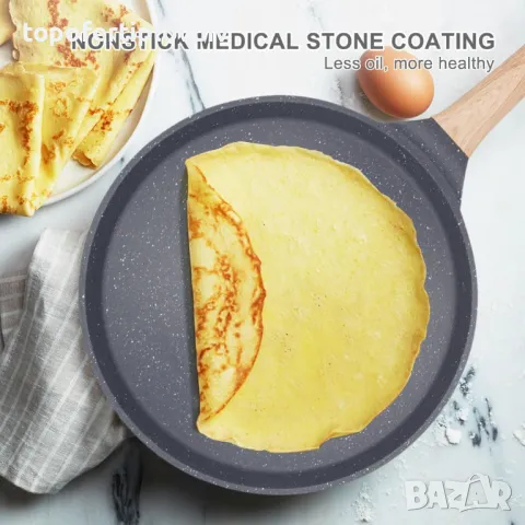 Тиган за палачинки Bobikuke Crepe Pan 20 cm, снимка 2 - Съдове за готвене - 47037127