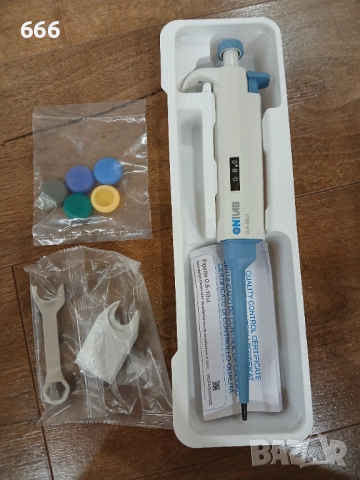 Регулируема пипета ONiLAB 0.5-10μl, снимка 7 - Друга електроника - 52869073