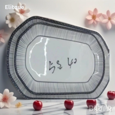 Керамично плато 27см и 32см - Изисканост и функционалност за вашата трапеза, снимка 4 - Други стоки за дома - 52853966