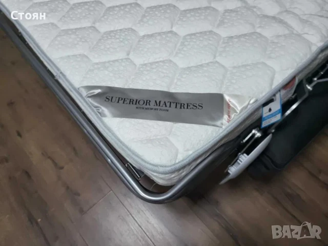 Сив комплект от плат набук диван тройка с функция сън и два фотьойла, снимка 5 - Дивани и мека мебел - 50886856