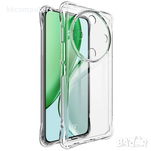 Калъф IMAK за Honor Magic8 Lite 5G, TPU, Shockproof с Airbag Ъгли, Отвор за Ремък, Защита на Камерат