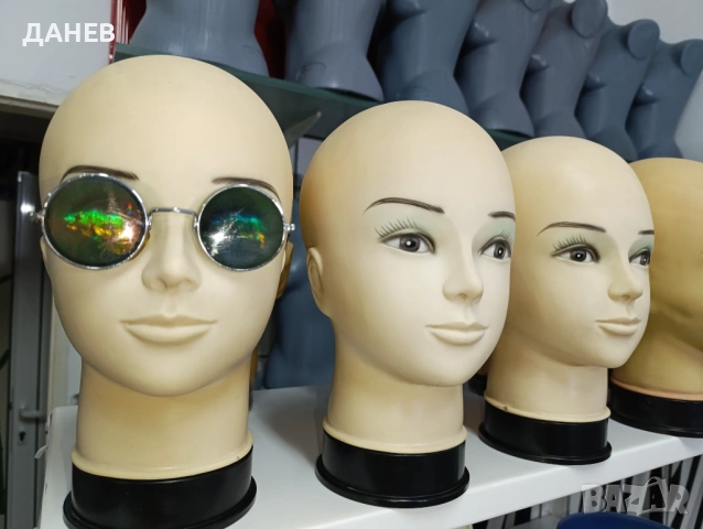 Продавам 7 броя ГЛАВИ / манекени