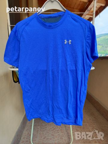 Мъжка телмо блуза с къс ръкав Under Armour - L размер, снимка 1 - Спортни дрехи, екипи - 45367578