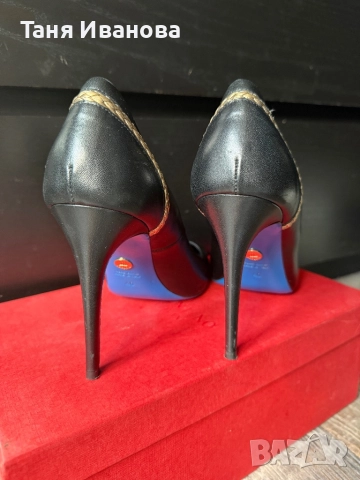 Обувки на ток от естествена кожа , снимка 2 - Дамски обувки на ток - 52682538
