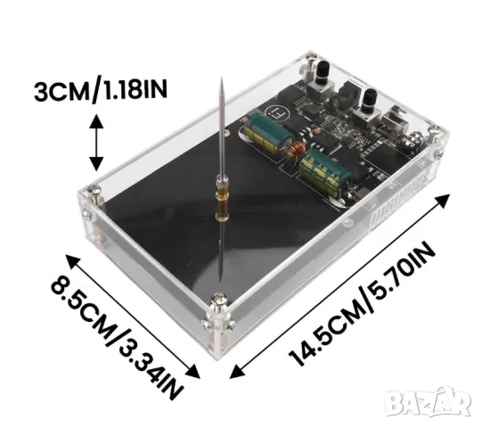 Тестова Намотка Tesla Бобина Плазмен Образователен Уред Експериментален Продукт за Обучителни Цели, снимка 13 - Образователни игри - 49615060