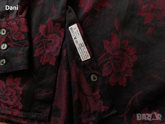 Дамска риза с бродерия рози, снимка 4 - Ризи - 52134945