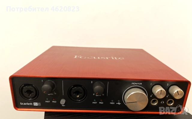 Focusrite Scarlett 6i6 2nd Generation аудио интерфейс