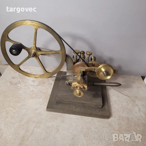 уникален старинен часовникарски струг, снимка 5 - Антикварни и старинни предмети - 49857655
