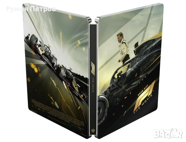 нов 4К + блу рей стилбук F 1 - THE MOVIE - ФОРМУЛА 1 - ФИЛМЪТ - без БГ субтитри, снимка 2 - Blu-Ray филми - 52119557