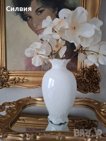 Ретро порцеланова ваза, снимка 5 - Вази - 54079007