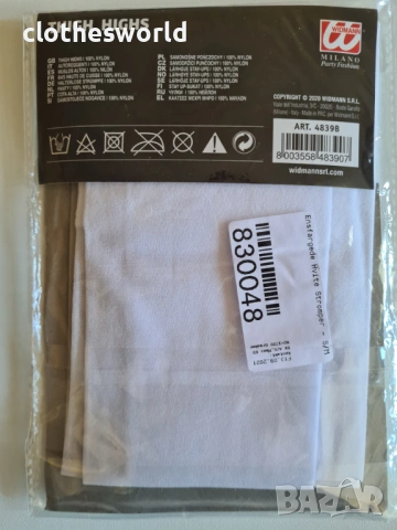 Дамски чорапи бял цвят, снимка 3 - Дамски чорапи - 53804110