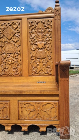 Пейка с ракла Готика, снимка 8 - Дивани и мека мебел - 54261875