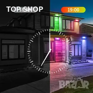 ILC Смарт RGB LED прожектор 30W Димируем с приложение,Външен прожектор с памет/IP66 Водоустойчив, снимка 8 - Прожектори - 49308504