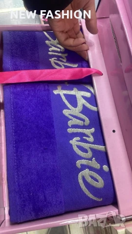 Памучни Хавлии -2бр с Кутия ✨ Barbie ✨ Victoria Secret ✨ Hermes ✨, снимка 2 - Хавлиени кърпи - 50944502