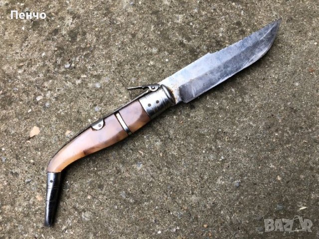 стар боен нож НАВАХА /NAVAJA/, снимка 10 - Ножове - 45552140