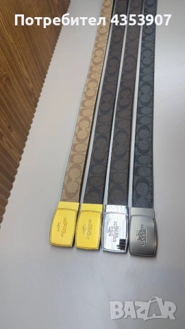  Coach мъжки колан, снимка 5 - Колани - 53520552