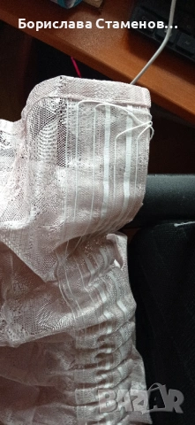 Прозрачно перде с перделък, снимка 2 - Пердета и завеси - 53721214