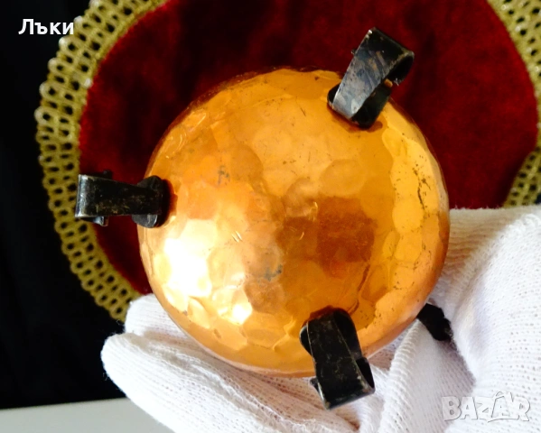 Медно менче от Lugano. , снимка 3 - Антикварни и старинни предмети - 53817295