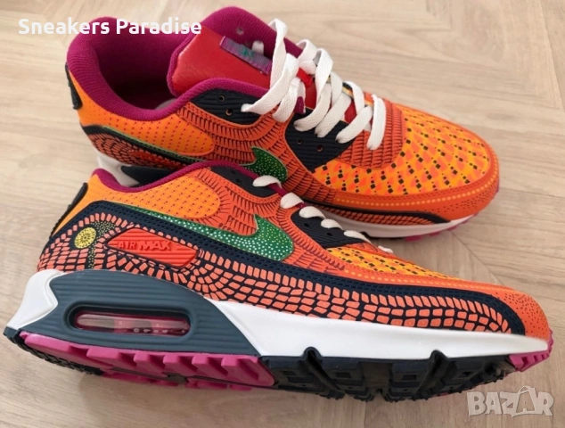 Nike Air Max 90 ‚Día de Muertos‘ Сникърси маратонки, снимка 2 - Маратонки - 53978352